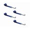 Tie 4 Safe 2" x 10' Lasso Strap w/ Mini J Hook for Towing Wrecker Trailer Tie Down Black, 4PK TWS65-5210-J-BLK-4 - alternate 1
